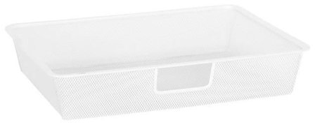 Elfa 234190 trådkurv 45 cm, hvit 449x336x85 mm, Garderobeinnredning