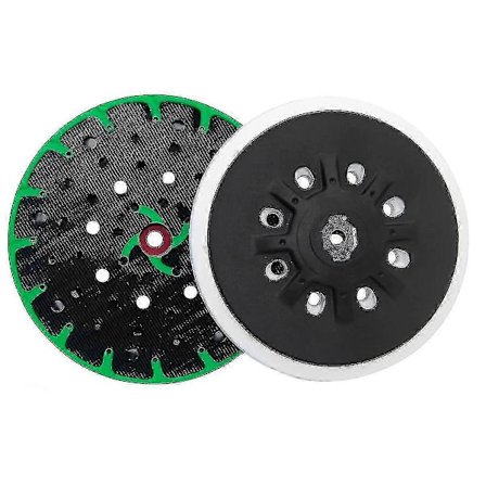 150 mm hård slibepude Kompatibel med ETS 150/3 EQ, 150/5 EQ og EC 150/3 EQ - 1 stk., sort