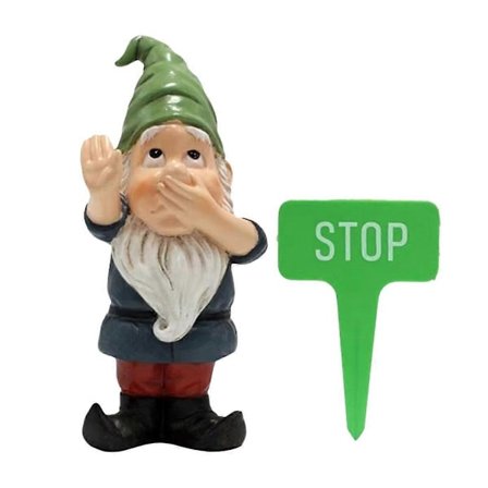 Havenisse Statue Harpiks Udendørs Nisser Plæne Dekoration Gårdkunst Havedekoration Udendørs Dekorationer til Pat