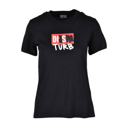 Diesel T-Shirts svart, Dam, Dam, Storlek: L