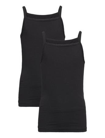 Nkfstrap Top 2P Night & Underwear Underwear Tops Musta Name It