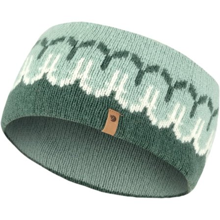 Fjällräven Övik Path Knit Headband OneSize - unisex - Deep Patina-Misty Green - Kasket, Lues & beanies