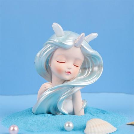 3,54 tuuman kylpyhuoneen koriste merenneitotyttö lahja huonehylly r