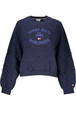 Tommy Hilfiger Felpa Senza Zip Donna Blu