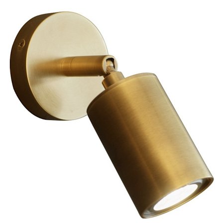 All kobber vegglampe soverom nattbord enkel mini roterbar