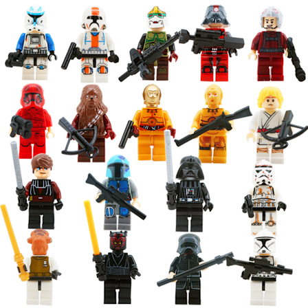 Star Wars Byggeklosser Sett Lucidus Monterte Leksaker