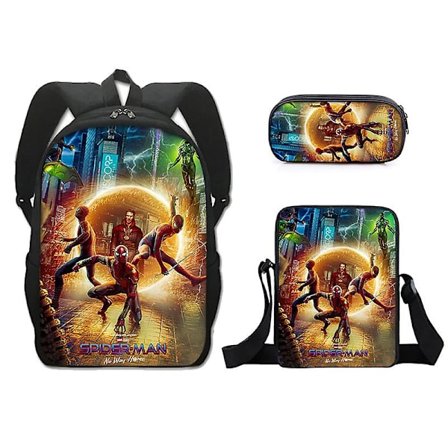 Marvel Hero Spider-Man-tema ryggsäckspenna i tre delar Z-typ