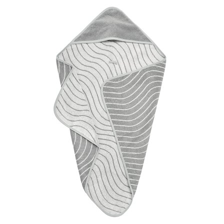 Leander Hoodie Woodland Økologisk Bomuld Grey, Børn & Forældre, Badetid, Håndklæder