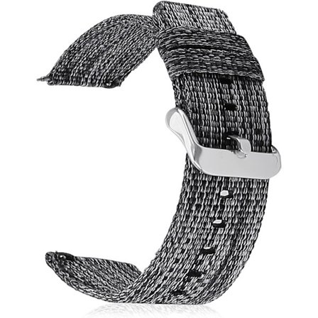 20mm Quick Release Lærred Rem til Ur, Robust Åndbar Udskiftnings Rem, Ballistisk Rem til