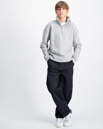 RYVLS Urban Loose Chino Czarny Spodnie Chłopiec - Kids Brand Store