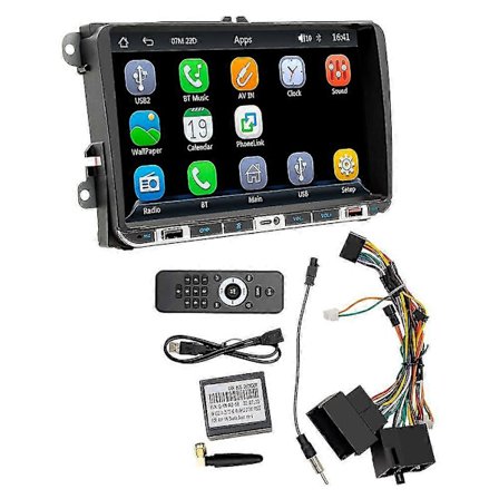 2 Din 9 tommer Carplay Radio Bil Tann Mp5 Spiller Android-auto Tf Usb Fm Mottaker 2usb Lader