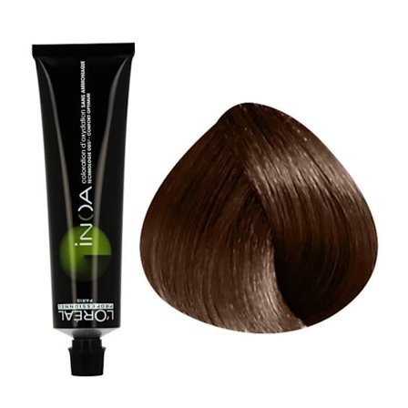 Oxiderande färgning - L'Oréal Professionnel - Inoa 7.18 - Askblond Moka - Utan ammoniak - 60ml