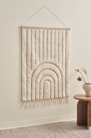 Jotex - Veggdekor Beige/naturhvit - HARVEST - Kjøp Veggdekor hos Jotex