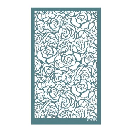 Silketryk Stenciler til Lærred Genanvendelige Silketryk Print Lærred Smykkefremstilling DIY Kunst Håndværk Øreringe Fremstilling Forbrugsvarer null - 