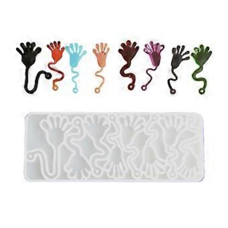 Fleksible Silikoneforme Små Hånd Legetøjstilbehør Formet Epoxyform Ornament Vedhæng Form Smykkefremstillingsværktøjer