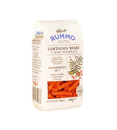 Rummo Pasta Di Legumi Maccheroncelli Lenticchie Rosse Senza