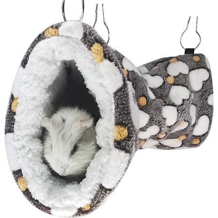 Hengende tunnel for små dyr, hengekøye tilbehør for bur til ildere