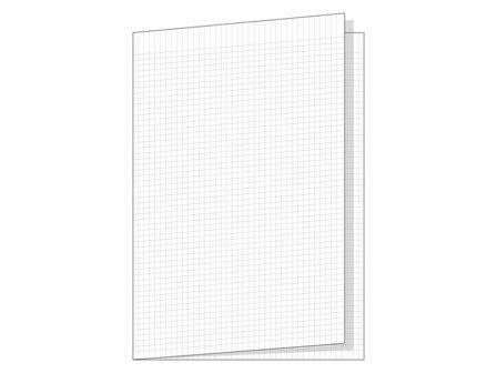 Skrivpapper A3 vikt, vitt 70g ohålat papper, rutat 5x5mm 250/fp - Lyreco - Skola och förskola - Förbrukning skola häften - Provskrivningspapper