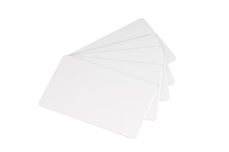 EVOLIS Classic Blank Cards - kort - 100 kort (en pakke 5)
