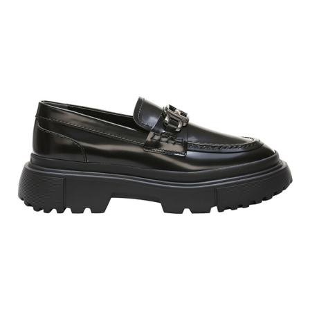 Hogan, Flat shoes Zwart, Dames, Maat:39 EU