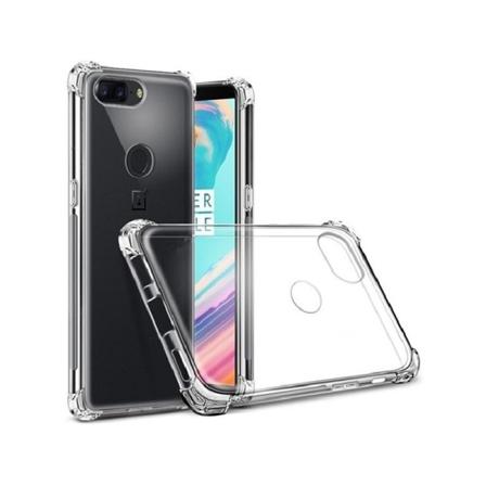 OnePlus 5 Støtsikkert skall med forsterkede hjørner Transparent