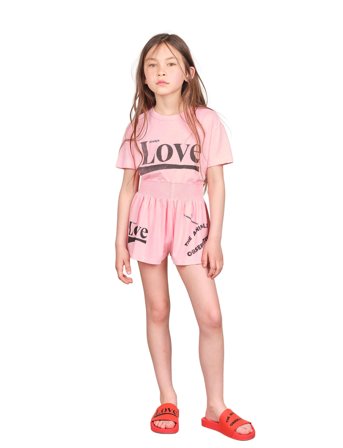 THE ANIMALS OBSERVATORY Ostrich Kid Shorts Pink - Pink - 4 Y