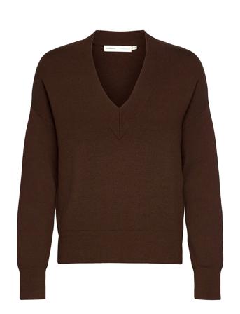 Tenleyiw V-Neck Pullover Brown InWear