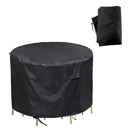 Runda möbelskydd, dammtäta och vattentäta överdrag för utomhus trädgårdsbord, möbelskyddande överdrag 102*45cm