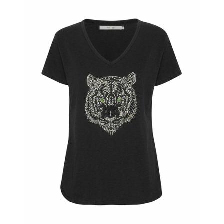 Costamani Lion T-Shirt Sort, Dame T-shirts