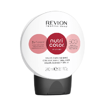 Revlon Professional Nutri Color Filters 500 Purple Red Hårfärg Unisex 240 ML
