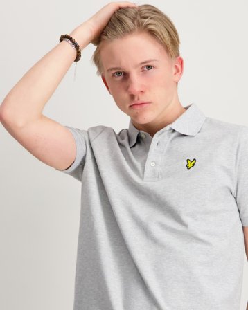 Lyle & Scott Plain Polo Shirt Grijs Polo-/rugbyshirts Jongens - Kids Brand Store