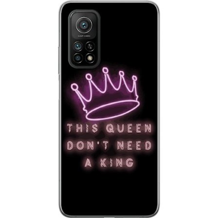 Kompatibelt Mobilskal till Xiaomi Xiaomi Mi 10T Pro 5G Denna drottning behöver ingen kung: feminist