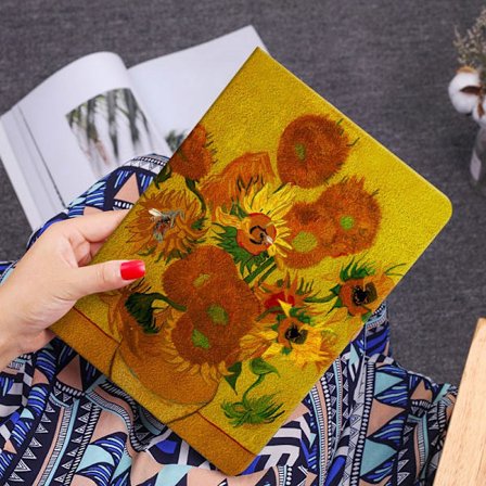 Stilrent fodral för iPad Pro 10,5" Solros åttonde