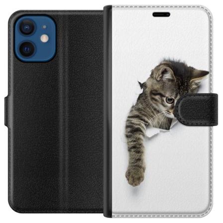Apple iPhone 12 Lommeboketui Katt
