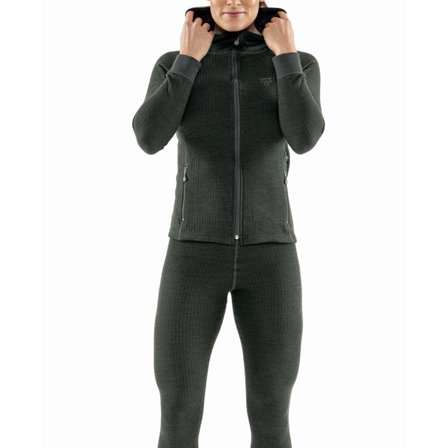 Termo Women's Full-Zip Hoodie Women base layer tops Green XS