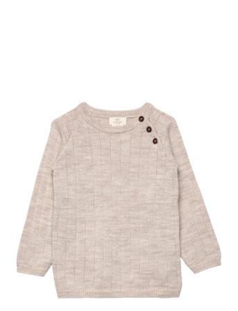 Merino Knitted Blouse Villapaita Beige Copenhagen Colors