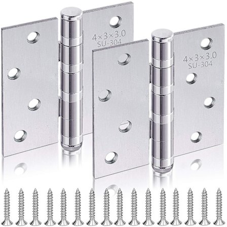 10 dörrgångjärn i rostfritt stål 304 rostfritt stål pianogångjärn materialtjocklek 2,3 mm‘-MM