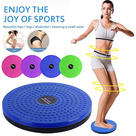 Fitness Midjetvridning Twisting Disc Balansbräda Fitness Kroppsbyggnad För Sport Magnetisk Massageplatta Wobble Midjetvridning Twisting Disc(Blå)