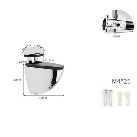 Lasioven pidike Lasihyllyn pidike STYLE 1 STYLE 1