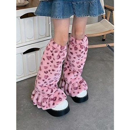 Kvinde Imiteret Pels Benvarmere Fluffy Fuzzy Lange Støvle Manchet Dækker