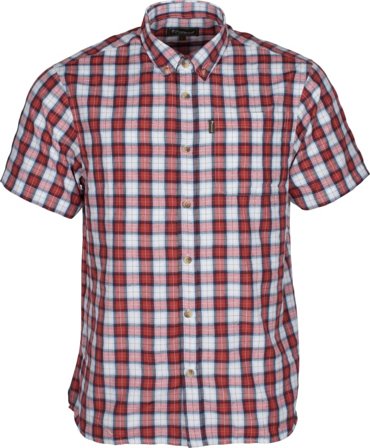 Pinewood Men's Summer Shirt Men short-sleeved shirts Red XXL