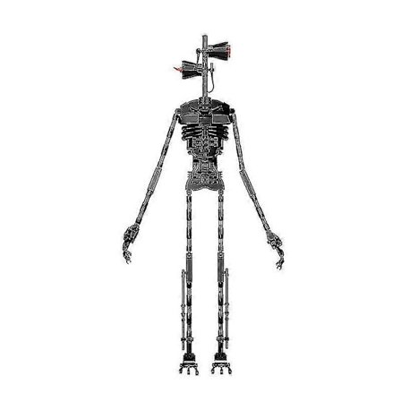 Halloween Action Figure Byggekloss Horror Siren Head Skjelett Robot Klosser Sett Leketøy for Barn (FMY)