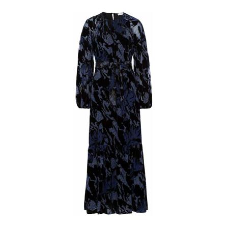 IVY OAK Deneen Maxi Dress , Blauw , Dames , Maat: S Maxi jurken