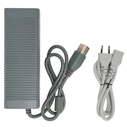 Kompatibel med Xbox 360 AC-adapter Spelkonsol Strömladdare med Strömkabel 185265VEU-Plug-YM