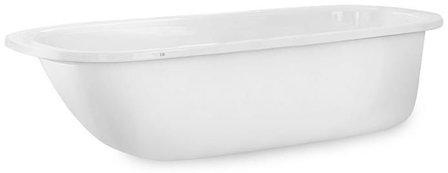 Ifö BKFF 1600 Badkar frontfritt, vitt, 180 l, Badrum