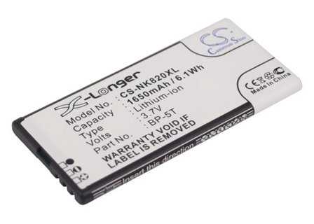 Batteri for SmartPhone, Mobil for Nokia Lumia 820, Lumia 820.2, Arrow og andre