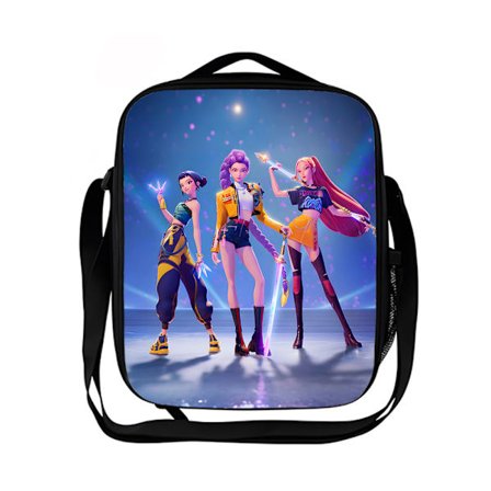 Piger KPop Demon Hunter Isoleret Madkasse, Skole Rejse Picnic Snack Tasker