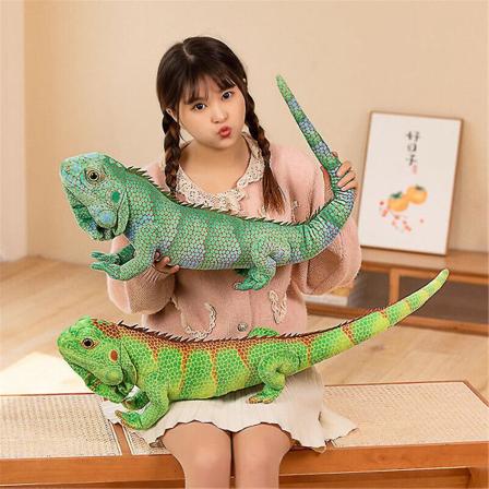 Lisko Kameleontti Pehmeä Plussinen Leikkieläin Teddy Täytetty Eläin Vauva Lapset Lapset Lahja Uusi Lizard A 65cm