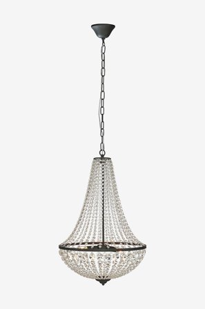 Markslöjd - GRÄNSÖ Krystallysekrone Sort/MC - Krystallysekroner - Fra Homeroom