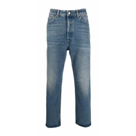 Golden Goose, Straight Jeans Blauw, Heren, Maat:W32